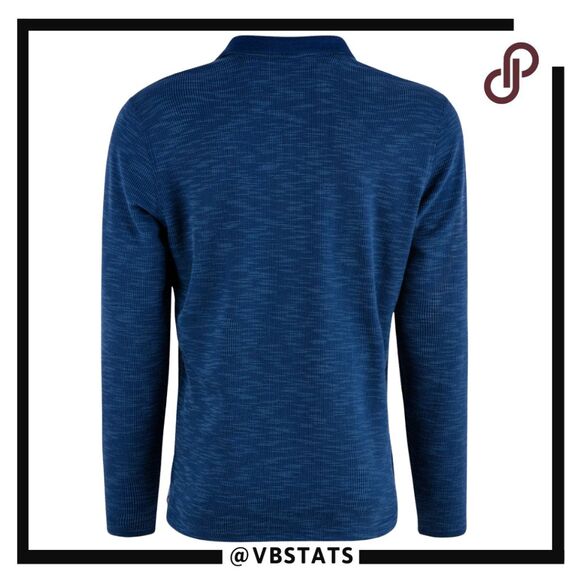 Robert Graham Men's Speilberg 1/4 Zip Classic Fit Pullover Sweater Blue Sz Large - Picture 2 of 10